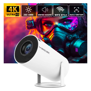 โปรเจคเตอร์พกพา HY300 Pro Mini Projector ลำโพงสเตอริโอแบบ Quad-core LED LCD สมาร์ทโปรเจคเตอร์ Magcubic ลดราคาพิเศษ - Product Image 5