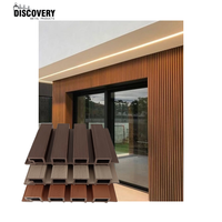 Revêtement extérieur design moderne pour conteneur d'expédition Maisons en bois Panneau mural intérieur extérieur imperméable en bois composite