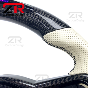 Volant sport personnalisé en cuir véritable avec LED et fibre de carbone pour <span class=keywords><strong>BMW</strong></span> M340i G22 G42 G29 G20 G21 G23 G26 G80 G81 LCI - Product Image 5