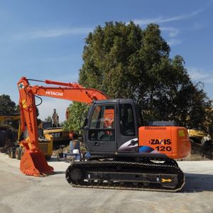 Excavadora Hitachi 120 usada Original Japón ZX200 ZX130 maquinaria de segunda mano 12 toneladas excavadora sobre orugas caja de cambios rodamiento de engranajes - Product Image 6