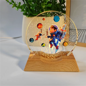 New Style 6cm 8cm 3D Galaxy Crystal <strong>Sphere</strong> Ball Led Night Lamp Christmas Gifts for <strong>Children</strong> - Product Image 1