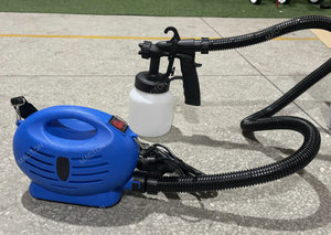 Pistola de Pintura Eléctrica HVLP con <span class=keywords><strong>Turbina</strong></span> Azul, Manguera y Boquilla - Product Image 2