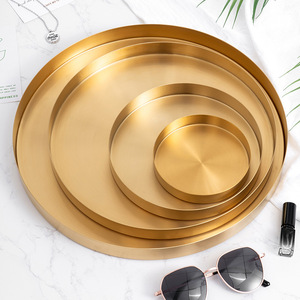 Light Luxury Stainless Steel <strong>Tray</strong> for High-grade Jewelry for Necklace Ring Storage for Fruit Snack <strong>Candy</strong> Living Room - Product Image 2