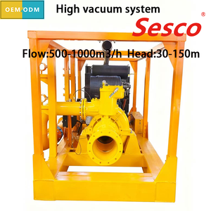Pompa per Acqua da Miniera Sesco SK10C Personalizzata, ad Alto Vuoto, Alto Flusso, Alta Prevalenza, Azionata da Motore Diesel con Controllo Completamente Automatico - Product Image 1