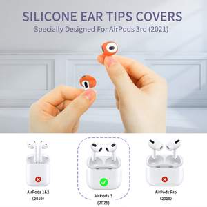 Écouteurs anti-dérapants en Silicone Ultra fins, 1 paire, couvercle d'oreille pour <span class=keywords><strong>Airpods</strong></span> <span class=keywords><strong>3</strong></span> 2021 - Product Image 6