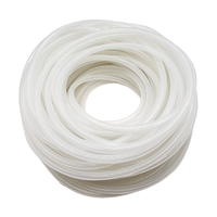 Tube en silicone transparent sur mesure de qualité alimentaire industrielle, longue durée de vie, anti-âge, stable aux UV, résistant à l'ozone, service de découpe, haute pression