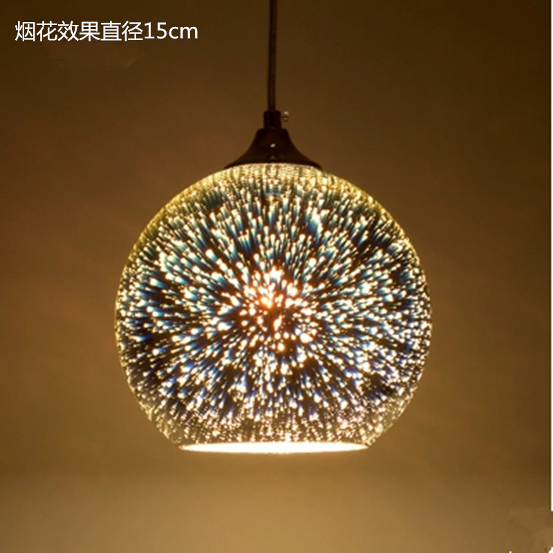 Bola redonda de fuegos artificiales de 15 cm de diámetro.