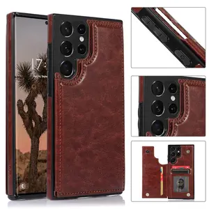 Nuova custodia <span class=keywords><strong>per</strong></span> telefono con <span class=keywords><strong>Cover</strong></span> posteriore in pelle <span class=keywords><strong>per</strong></span> portafoglio con Slot <span class=keywords><strong>per</strong></span> schede <span class=keywords><strong>per</strong></span> <span class=keywords><strong>Samsung</strong></span> Galaxy S23 S22 S21 <span class=keywords><strong>Ultra</strong></span> A52 <span class=keywords><strong>Note</strong></span> 10 <span class=keywords><strong>Note</strong></span> <span class=keywords><strong>20</strong></span> <span class=keywords><strong>Ultra</strong></span> - Product Image 1