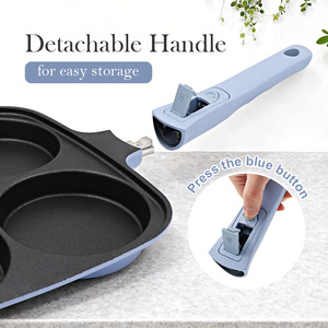 Padella Antiaderente in Alluminio Pressofuso OEM per Grigliare, Uova e Bistecche, con Rivestimento PTFE, Ideale per Colazioni e Fritture - Product Image 5