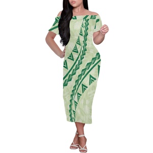 Vestido largo de marca privada para mujer, vestido veraniego a la moda con hombros descubiertos, zapato en línea, venta al por mayor, 2022 - Product Image 1