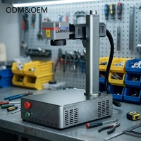 Mini machine de gravure laser à fibre de bureau 20W, source Max, refroidissement par air, précision 0,01 mm, certifiée CE FDA, garantie 1,5 an pour bijoux, bagues et métaux