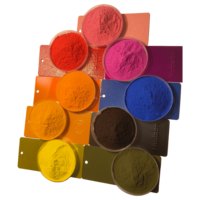 Revêtement en poudre polyester haute saturation pour équipements de jeux, peinture pour bateaux, peinture pour meubles, pulvérisation électrostatique 5B