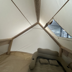 Hitree Venta caliente grande 6,3 ㎡ tienda inflable plegable portátil impermeable a prueba de viento al aire libre Camping PVC Oxford tela de lona - Product Image 4