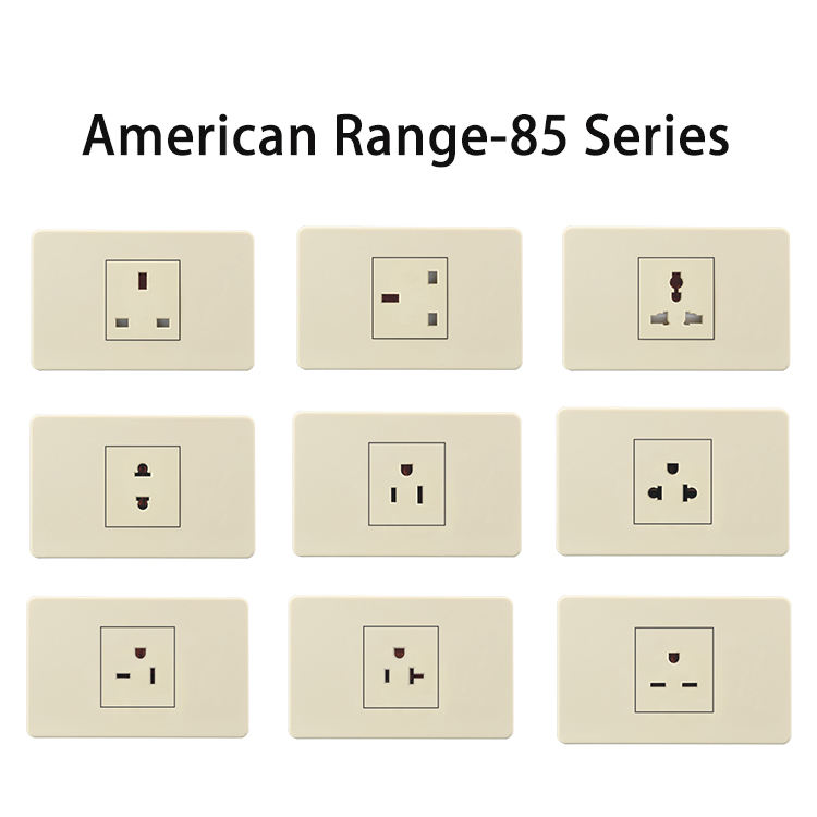 VNX OEM ODM Factory Direct US Standard Television Power Outlet Electrical TwoTV Wall Socket