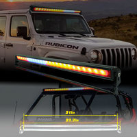 2025 42 '52' Led rouge bleu vert barre lumineuse UTV ATV 4x4 plusieurs Modes disponibles Led Chase lampes hors route feu de freinage de recul