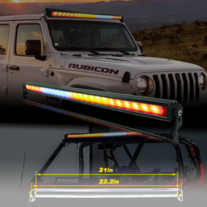 2025 42 '52 '<span class=keywords><strong>LED</strong></span> Red Blue Green Light Bar UTV ATV 4x4 nhiều chế độ có sẵn <span class=keywords><strong>LED</strong></span> đuổi theo đèn off road đảo ngược phanh ánh sáng - Product Image 3