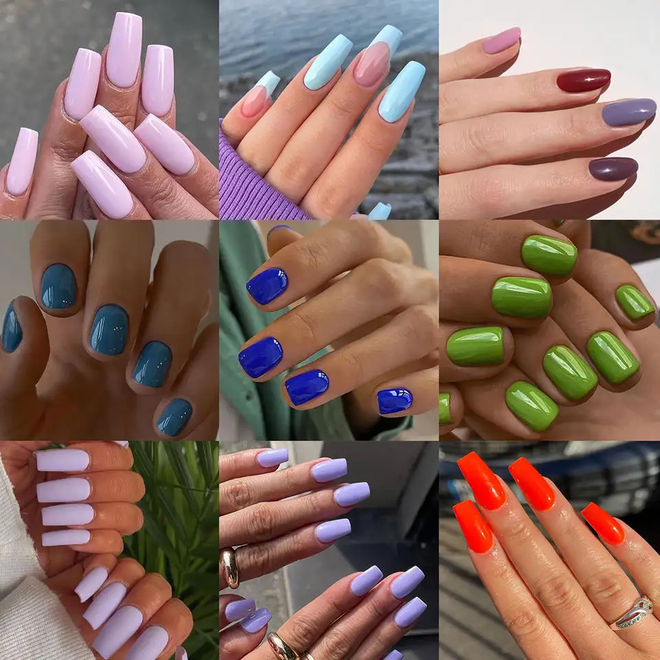Venta al por mayor 3000 colores conjunto completo Hema Free Nail Art Gel esmalte Kit Etiqueta Privada fototerapia esmalte de uñas Gel