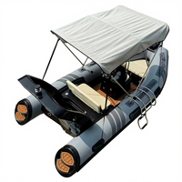 Bateau Pneumatique Semi-Rigide BPC 430 cm (14,1 pieds) pour Sport, Croisière, Yacht et Sauvetage