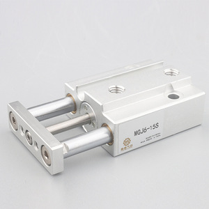 Cylindre à tige de guidage Mgj6-15s, type SMC, pneumatique, trois axes, petite taille - Product Image 3