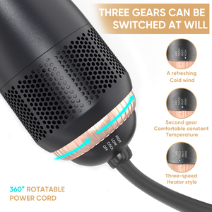 Sèche-cheveux professionnel 1200W Brosse <span class=keywords><strong>ionique</strong></span> Souffleur Peigne Brosse à air chaud Démêlant Brosse à cheveux Nouveau design <span class=keywords><strong>Lisseur</strong></span> de cheveux - Product Image 6