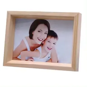 Wooden Digital Printing Photo Frames Picture Holders for Displaying Pictures custom size