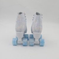 Bottes de patin à roulettes clignotantes pour jeunes filles avec semelle de roue en PU