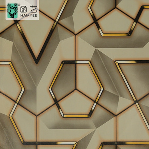 2024 New Arrival Geometric <strong>Wallpaper</strong> Pvc Waterproof Peel and Stick <strong>Wallpapers</strong> for Sofa Background Wall Decor - Product Image 5