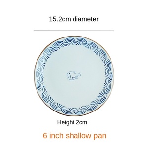 Bán Buôn Bắc Âu Bohemian Phong Cách Ma-rốc Gốm Bữa Ăn Tối Phục Vụ Món Ăn Đầy Màu Sắc Sứ Tấm Platos Cho Nhà Bếp Mô Hình Mới - Product Image 6