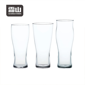 Bicchieri da Birra in Cristallo Trasparente Classici SHIMOYAMA, Bicchieri per Bar e Feste, Senza Piombo, Soffiati a Mano, Bicchieri da Whisky, Tazze da Birra - Product Image 5