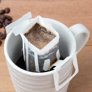 High quality Disposable Coffee Bag Drip Cup Hanging Ear Drip Coffee Filter Bags