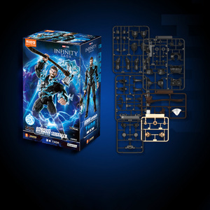 Figurines <span class=keywords><strong>Marvel</strong></span> Blokees <span class=keywords><strong>Thor</strong></span> - Version Lumineuse, Modèles Originaux Authentiques à Assembler, Jouet de Construction, Boîte Mystère - Product Image 6