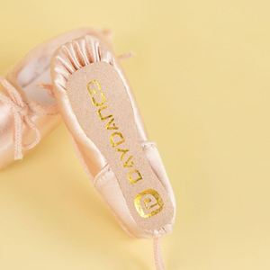 Handmade Keychain Ballet Shoes Keychain Pointe Shoes <b>Keyrings</b> Handmade Pointe Shoe <b>Charm</b> Bag Pendant for Dance Lovers - Product Image 2