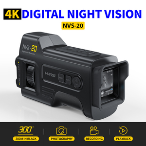 Dispositif de vision nocturne monoculaire FNIRSI NVS-20 4K HD, infrarouge, zoom numérique 6x, 300 m, télescope de chasse, utilisation de jour et de nuit en extérieur - Product Image 1