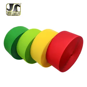 JIEHUAN High Quality Elastic Adhesive Hook Loop Velcroes Hot Sales Sew On Tape For Students' Group Activity Garment Bags Shoes