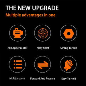 40V 3100NM 1" Brushless Motor High Torque Cordless <strong>Impact</strong> Wrench-Industrial/DIY Grade 1-Year Warranty - Product Image 5