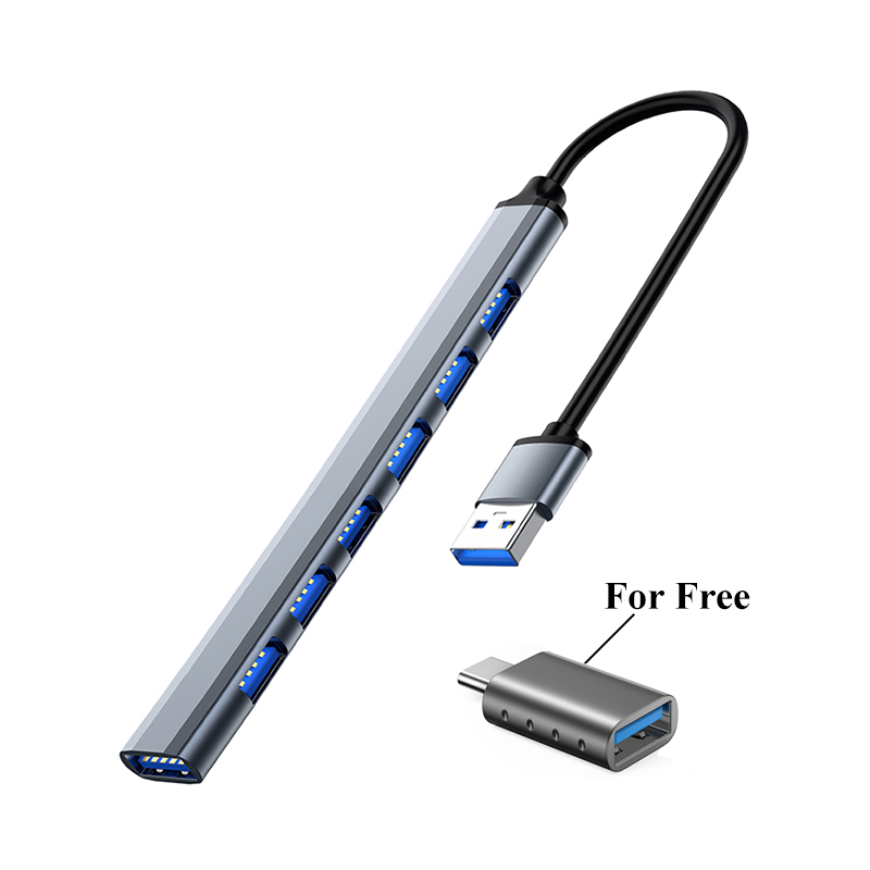 USB gris A con adaptador libre