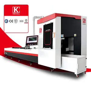 China Manufacturer 1500w 2000w Automatic Fiber Square And Circular Tube Laser Cutting Machine For Metal