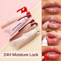 Brillo Labial con Vitamina E de Marca Privada, Personalizable, Brillo Labial Líquido Transparente de Alta Gama, Hidratante y Humectante con Aroma a Frutas