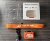 Nouvelle lampe frontale tricolore longue durée : Lampe de vélo, de pêche et de randonnée étanche à haute intensité pour activités de plein air