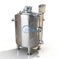 Réservoir de Stockage Industriel à Double Système de Chauffage Vapeur et Huile Thermique Grande Capacité 500L 1000L 2000L pour la Fusion de Cire, Paraffine et Bougies