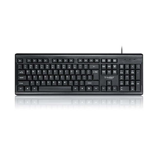 T15 Wired Office Keyboard Cheap Keyboard Multifunctional Keyboard for Computer