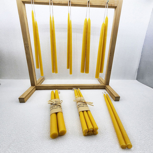 เทียนไขผึ้งสีเหลืองธรรมชาติบริสุทธิ์ LP31F สำหรับขายส่ง ทำด้วยมือ - Product Image 3