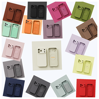Coque de protection magnétique fine en silicone liquide mat avec anneau pour iPhone 17 Pro Max