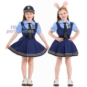 Costume d'Halloween HP pour filles, robe à manches courtes de policière, cosplay - Product Image 1