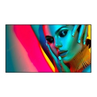 Écran de projecteur à cadre fixe de 100 pouces, 16:9 diagonale, écran de projecteur actif 3D 4K Ultra HD pour Home cinéma ou bureau