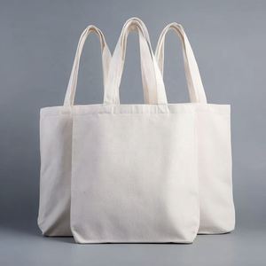 Eco-Friendly Canvas Tote <b>Bag</b> Reusable Grocery Shopping <b>Bag</b> with Letter Pattern Customized Color - Product Image 1