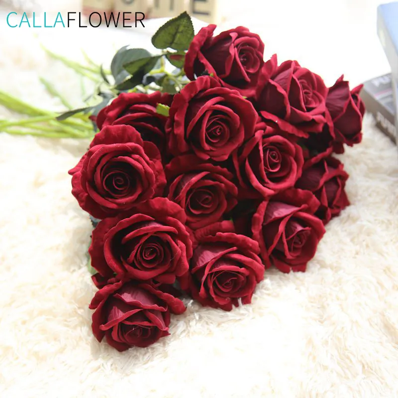 Yeni tasarım mükemmel korunmuş yüksek kaliteli ipek güller çiçek düğün dekorasyon