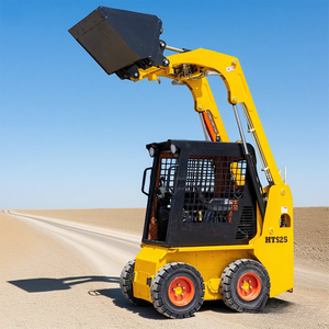 รถตักดีเซลแบบลื่นไถลผลิตจากจีนที่มีช่วงการดำเนินงานที่แข็งแกร่งและส่วนประกอบหลักของเครื่องยนต์ - Product Image 3