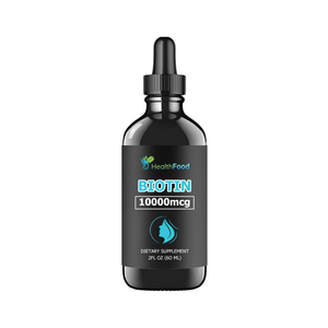 Suplemento Nutricional Personalizado al por Mayor, Gotas Líquidas de Biotina 10000mcg, Favorece la Firmeza de la Piel, Productos de Belleza, Bebida de Biotina en Gotas - Product Image 1