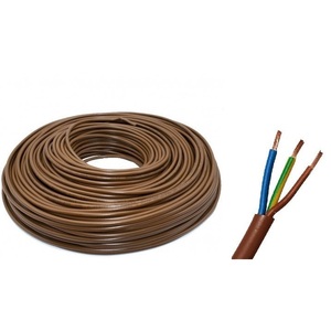 Câble de commande Fs18 3Gx2.5mm marron, bobine de 100m, conducteur en cuivre de qualité industrielle, isolation en PVC - Product Image 4